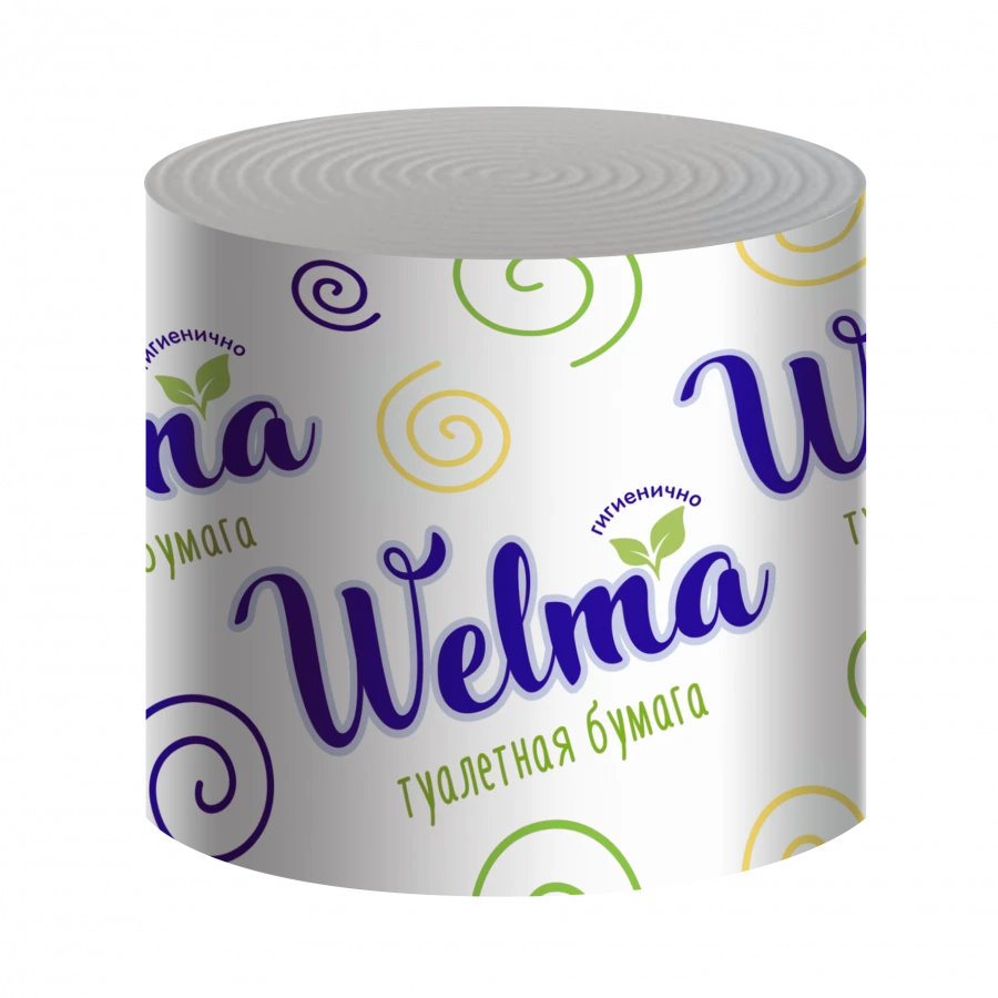 Single-Ply Toilet Paper 40 Rolls WELMA