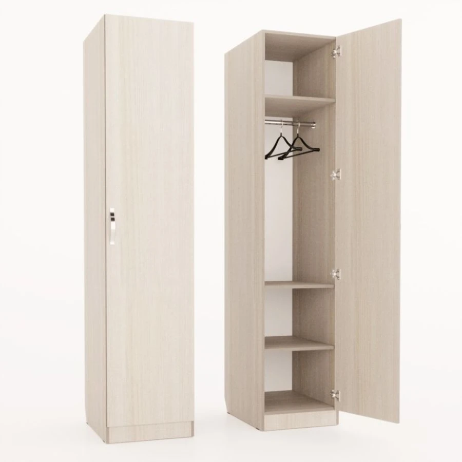 Single-leaf cupboard
