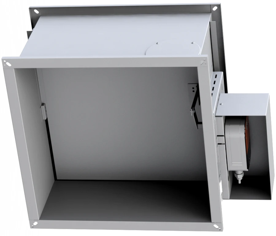 Fire protection equipment: Normally closed fire protection valves Sigmavent 120-NZ-AxV-SV according to specification