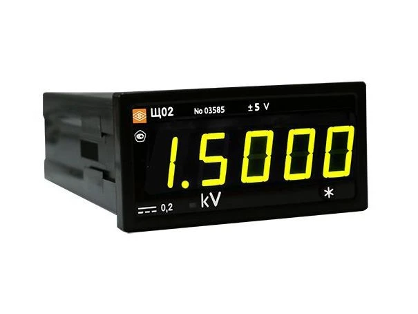 Panelboard digital electrical measuring instrument: version Shch02