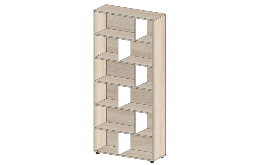 Library shelving unit