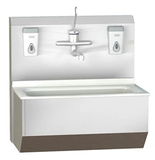 Medical hanging sink according to TU 32.50.30-020-69573749-2021, article ??-6-111-07