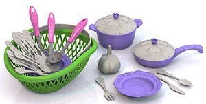 Cookware set "Kitchen set "Magic Hostess" (23 items in a bowl) + garlic GIFT!