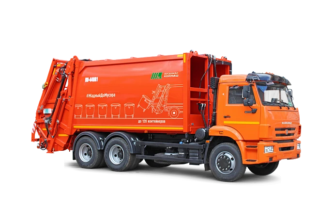 Rear-loading rubbish truck KO-440V1, type 65115-MUS, modifications KO-440V1, base chassis: KAMAZ-65115-A5, KAMAZ-65115-50, KAMA