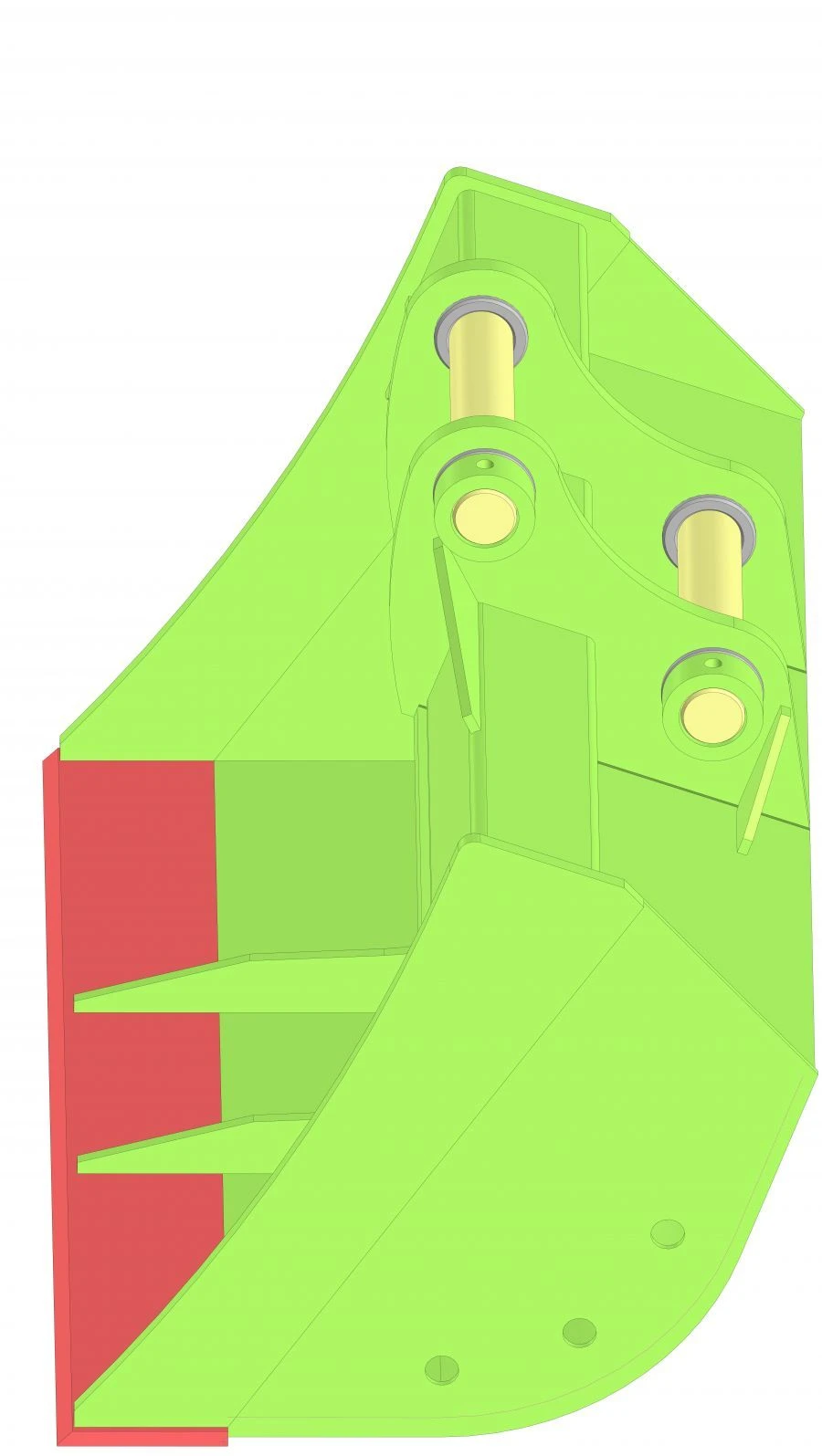 Bucket of planning volume V=0,65 m3 for excavator UMG E220C