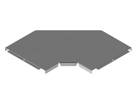 Tray cover for 90 degree angle tray KL 000x000 U90 with overall dimensions from 50 mm to 600 mm, with too
