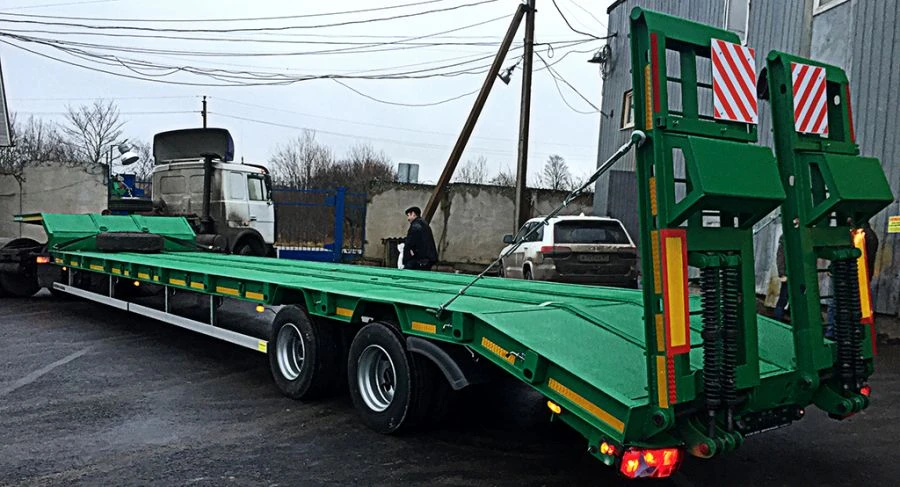 Semi-trailer 93192C, with air suspension or spring-balanced suspension, tyres 235/75R17.5 or 215/75.