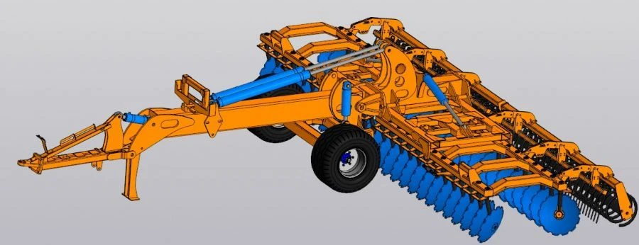 Modular disc harrow BDM-7x2P