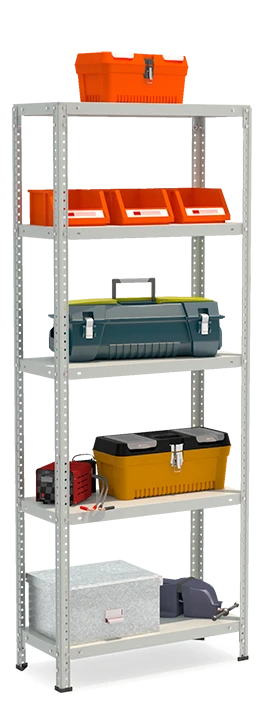 Metal shelf reinforced shelving unit model STF Shelf 735-1.8