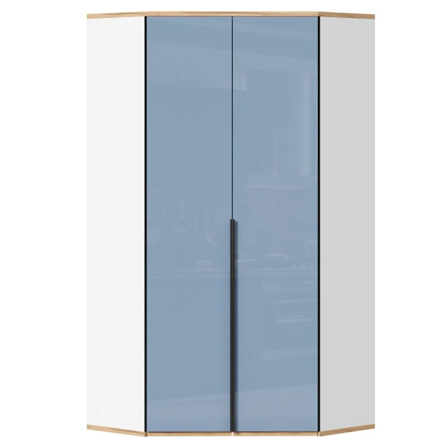 Urban LD.528060.000 Corner cupboard 45 (White/Capri Blue )