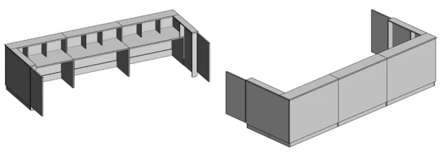 Reception desk