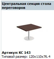"COSMO" Conference table top centre article KC 442