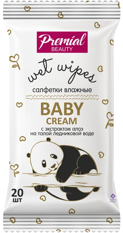 Creamy Wet Wipes for Baby Hygiene - 24 Pack PREMIAL