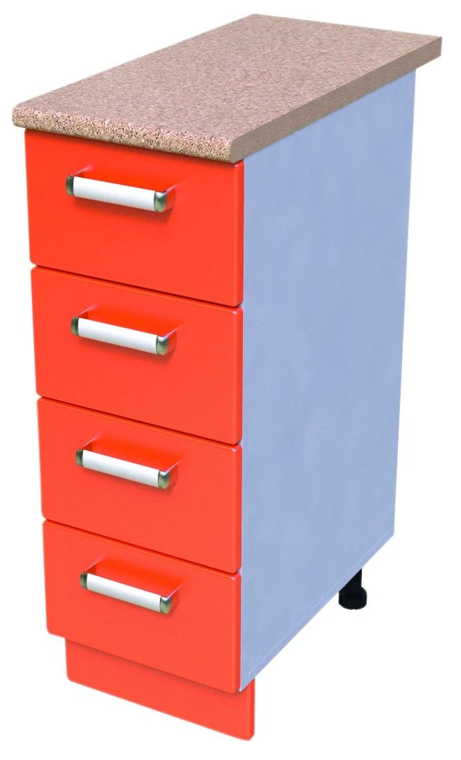 Kitchen table-bench KS-06 (4 drawers)