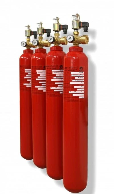 Gas fire extinguishing modules MGP-16