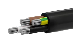APvVVGng(A)-LS power cable with aluminium conductors, with insulation made of silanol cross-linked polyethylene and sheathing ma