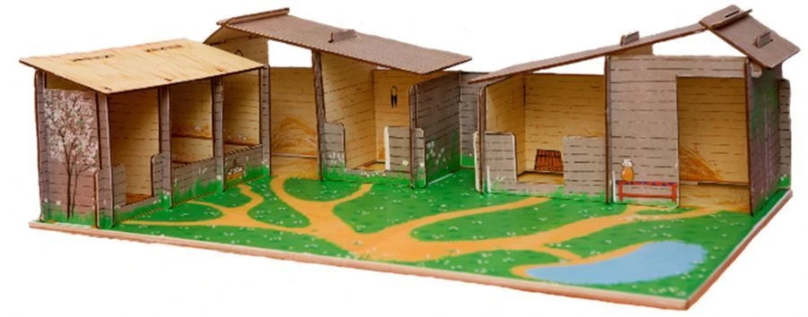 Play set "Once upon a time, once upon a time, once upon a time" Livestock yard