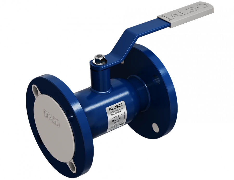 All-welded steel ball valve ALSO series RS flanged reduced DN200 PN25 of 09G2S steel