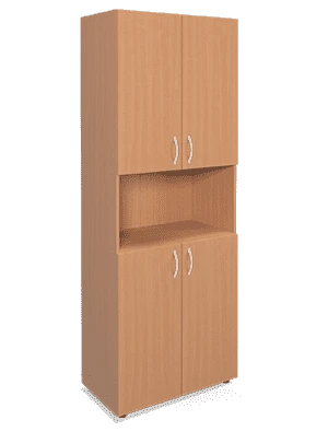 Semi-closed cupboard with niche art. 36