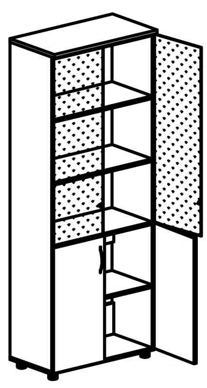 Filing cabinet 4106 "Rhythm" series