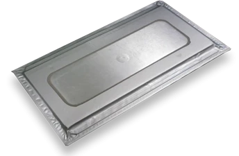 Laminated supercapacitor with double electrical layer