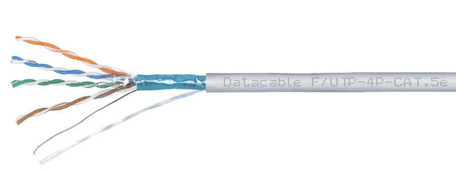 SIMMETRIC CABLE FOR DIGITAL TRANSMISSION SYSTEMS Datacable Twisted pair shielded F/UTP cable, category 5e