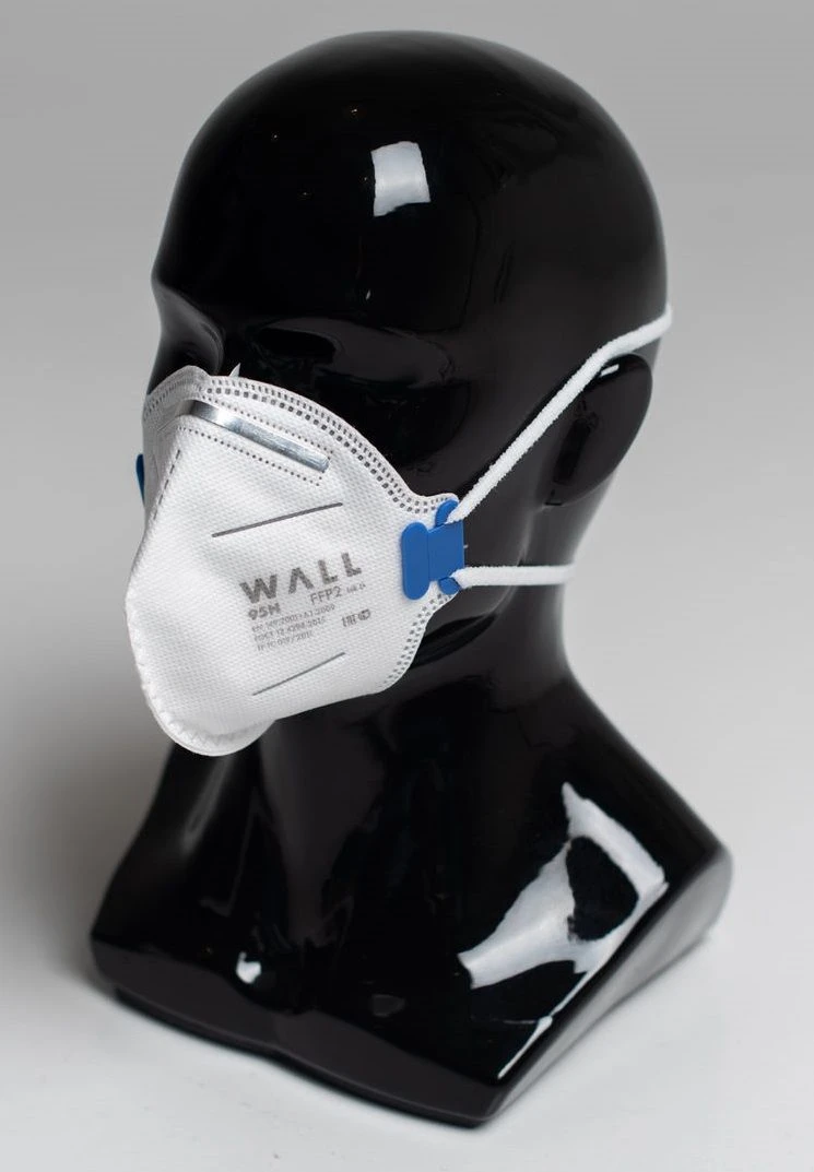 Filtering respirator WALL 95H NR D FFP2 without exhalation valve