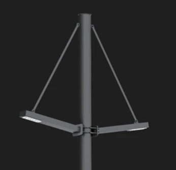 LED luminaires of icosa-LED series