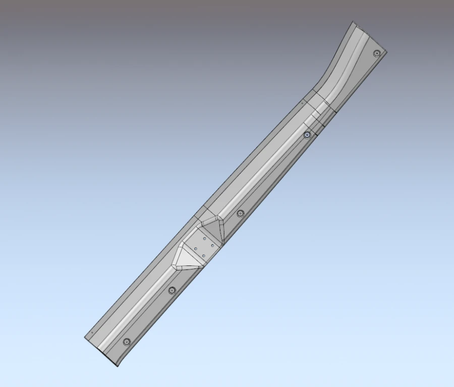 Rear side pillar trim right A3BR23-5402202