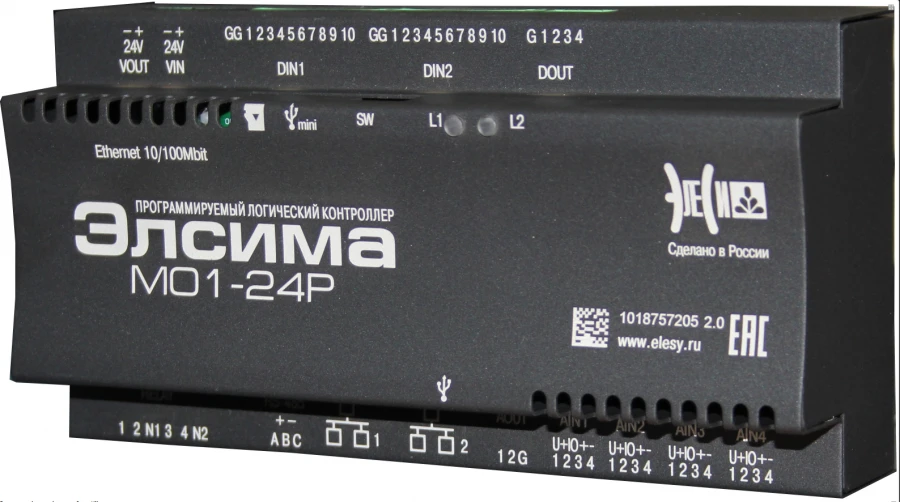 Programmable logic controller Elsima M01-24P