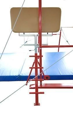 Universal safety platform for rings and different height bars