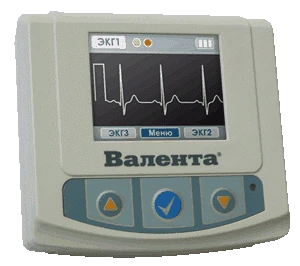 Daily ECG and BP monitoring complex "Valenta" in a variant of completion: ECG Holter recorder "Valenta" MN-05