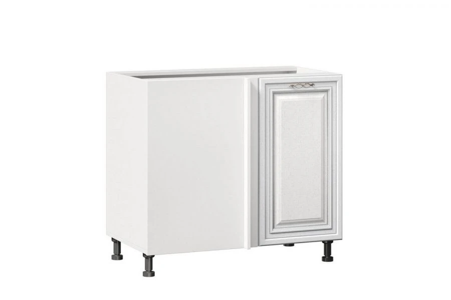 Type 4 LD.270090.000 Kitchen cabinet 1000 corner (without handle) (White )