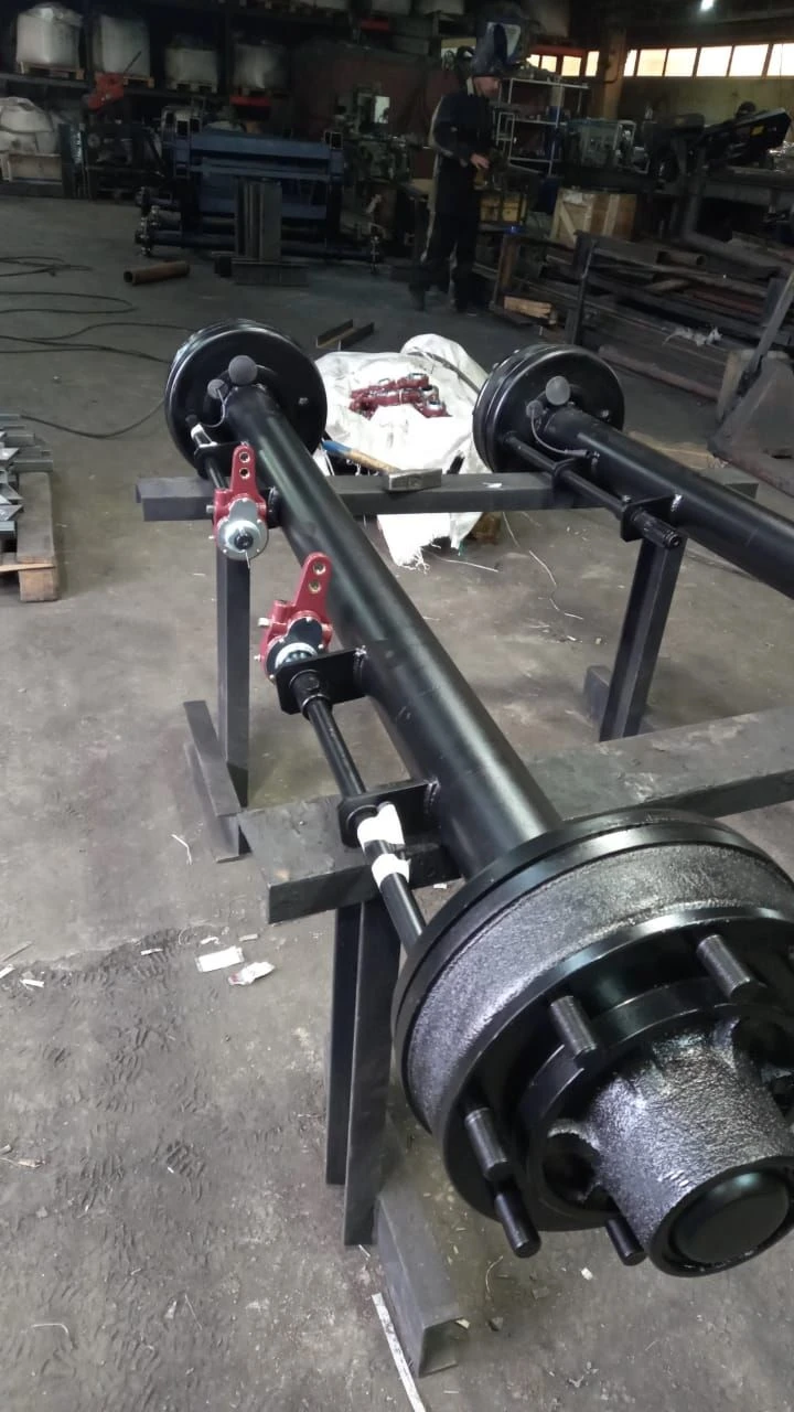 Tractor trailer axle ACM brake axle with ABS