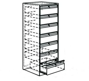 File cabinet TV-MShK-1.5.01-01