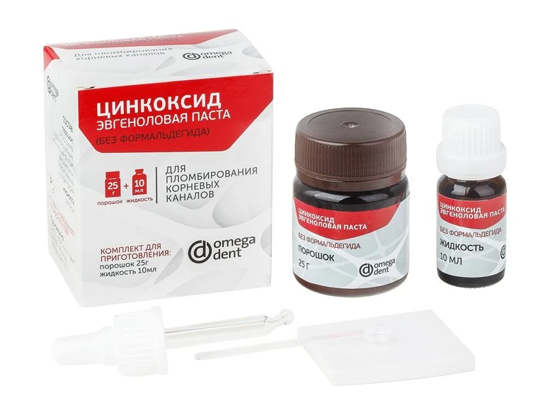 Zincoxide eugenol paste for root canal filling (without formaldehyde)