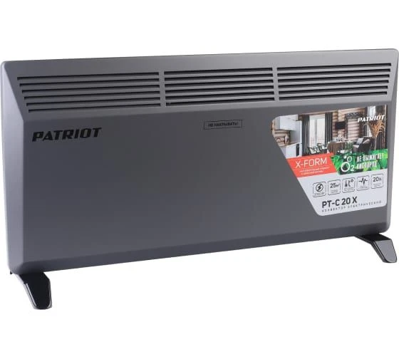 Electric convector, "Patriot" trade mark, model PT-C 20 X