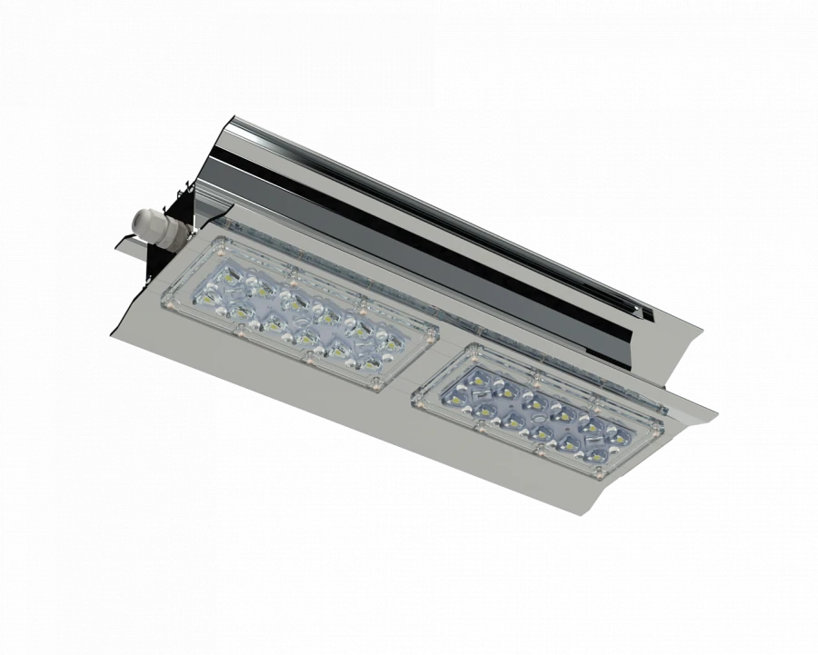 Stationary LED luminaires, trade mark "OPTOLUX", series Emerald Prom
