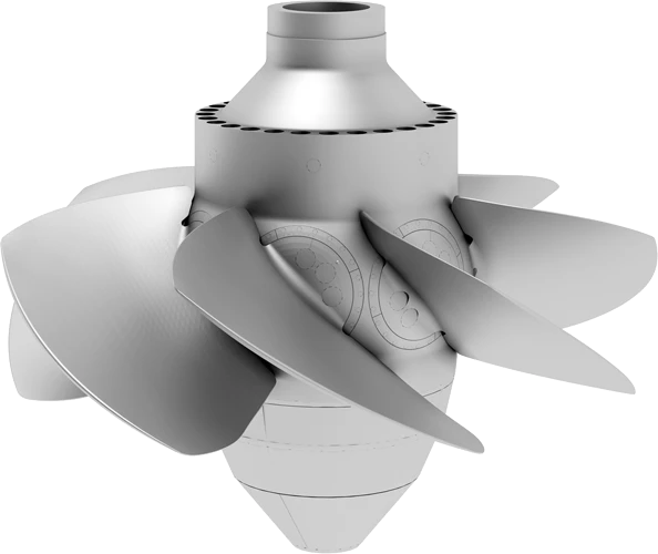 Rotary vane hydraulic turbine