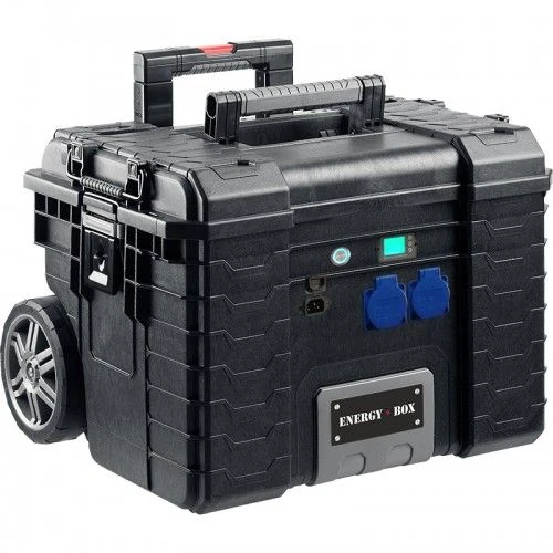 Mobile self-contained power outlet EnergyBox LUX-1500