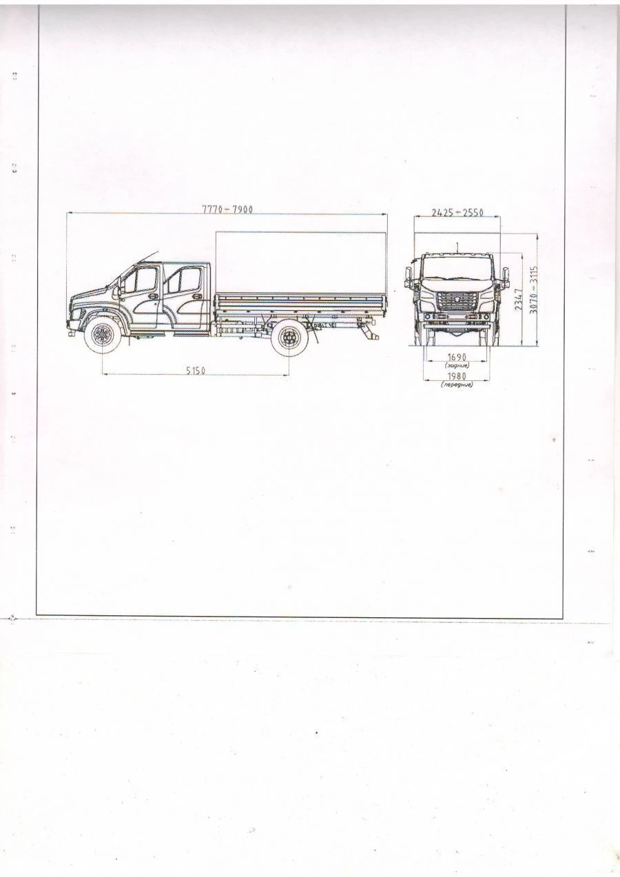 Motor vehicle modification 3897NB on basic vehicle GAZ-C41RB3