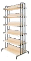 Double-sided library shelving unit MGS8.007