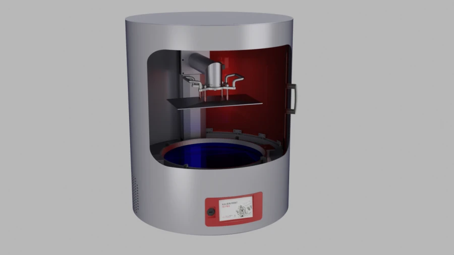 Kulibin Print photopolymer 3D printer for additive manufacturing