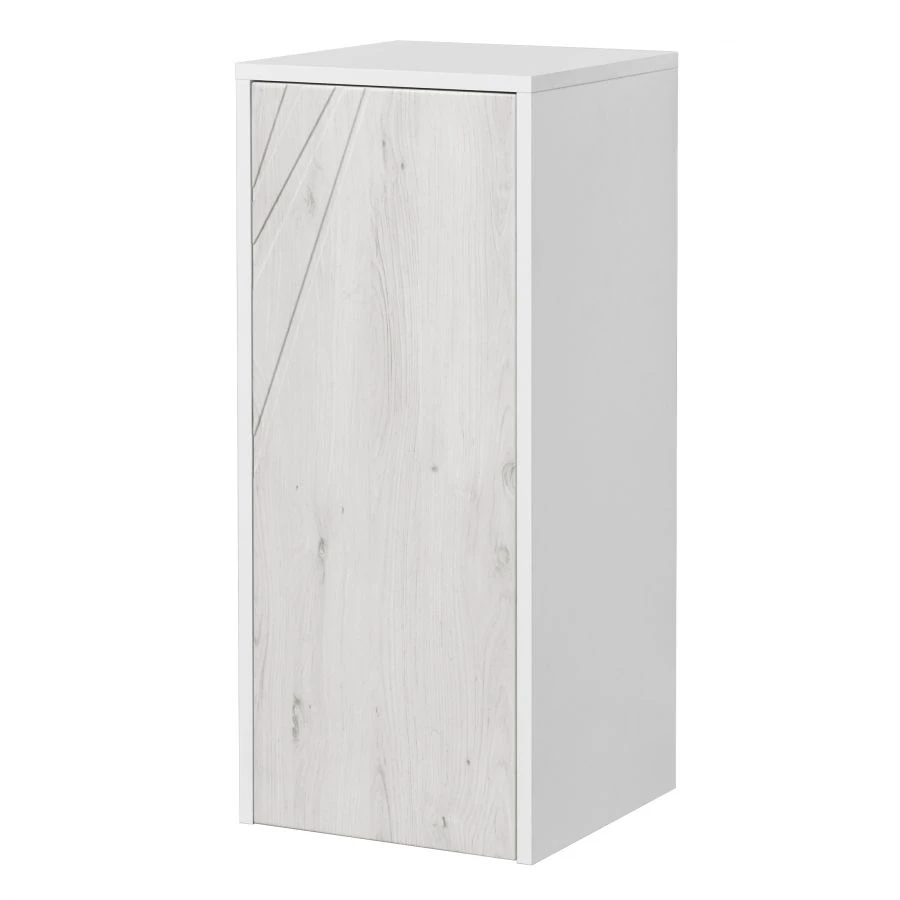 Cupboard Aquaton Sakura with basket alder navarra, white gloss 1A220703SKW801.A220.7.03S.KW8.0