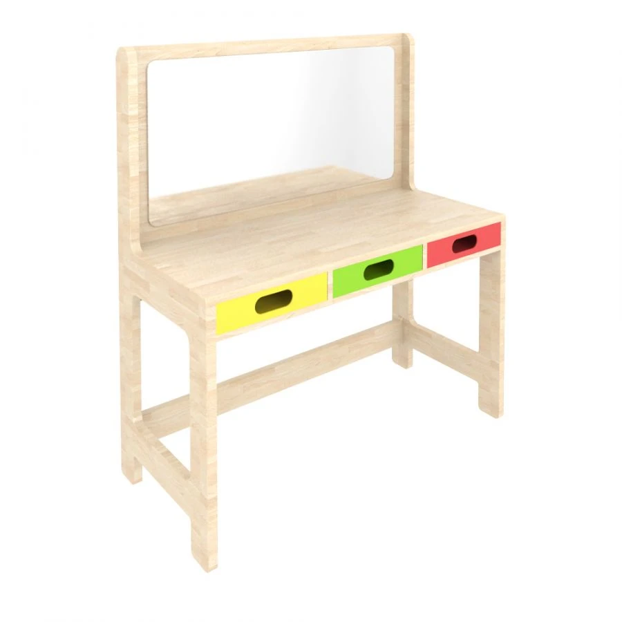Speech therapist's table / natural wood