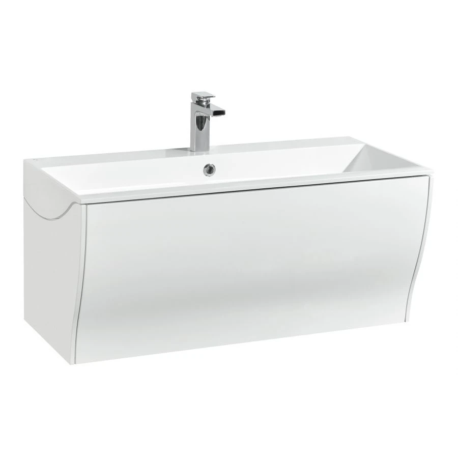 Cabinet under sink Aquaton Ondina 100 white 1A163701OD0101.A163.7.01O.D01.0