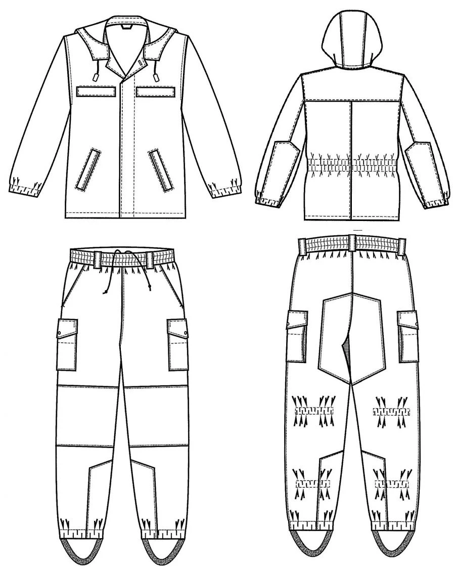 Lightweight summer costume (jacket and trousers) for officers of special units of the internal affairs agencies of the Russian F