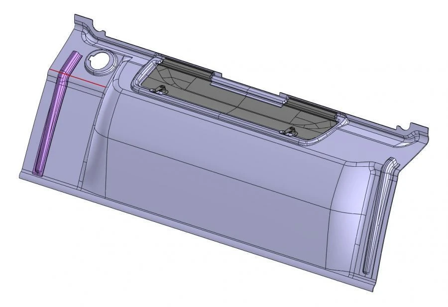 5299230-5702030-50 rear door PUD assembly