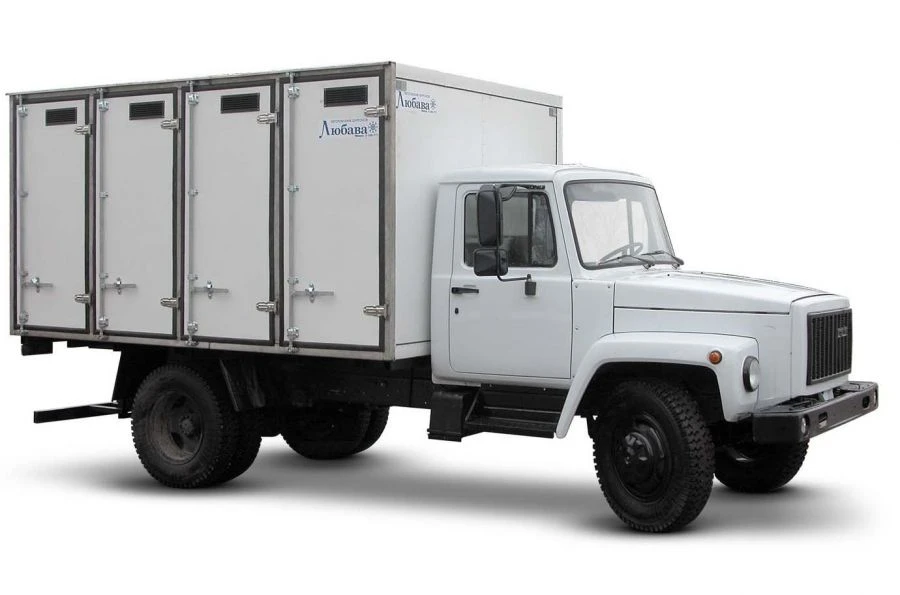Van for transporting bakery products type 27901 of modification 27901-0000010-43 on the basis of TC/chassis GAZ-3308: modificati