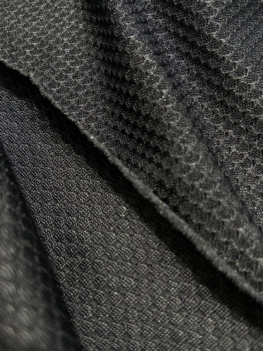 Polyester knitted fabric with elastane (polyurethane) Iguana with moisture-wicking and antibacterial finish, item No. 30.000107.
